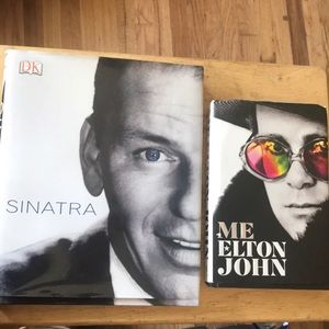 Preloved books!  Sinatra and Elton!